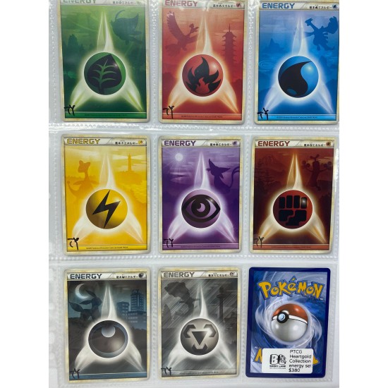 PTCG Heartgold Collection energy set